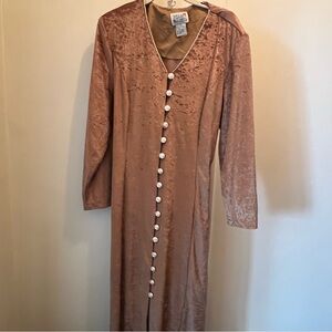 Lacy Afternoon by Shell Kepler Vintage Maxi Dress Floral Butrons